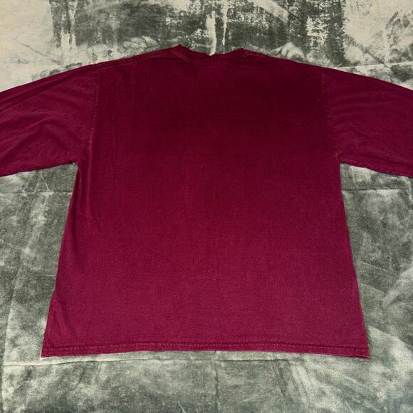 Vintage Steve & Barry’s Central Michigan Chippewas Long Sleeve Mens Large Maroon - Picture 2 of 7